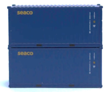 JTC 205336 N SEACO 20' Std. Height Containers With Magnetic System (2 PK)