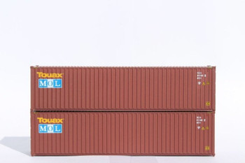 JTC 405078 N TOUAX / MOL? 40' High Cube Containers (2 PK)