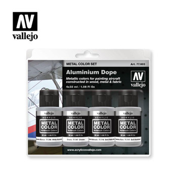 Vallejo 77603 Aluminium Dope (4 PK)