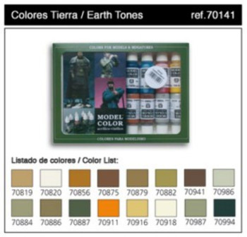 Vallejo 70141 Earthtones Set