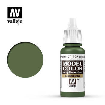 Vallejo 70922 Uniform Green 17 ml