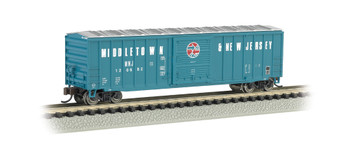 Bachmann 19653 N Middletown & New Jersey - ACF 50.5' Outside Braced Box Car