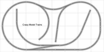 Bachmann E-Z Track Train Layout #008D Train Set HO Scale 4' X 8' DCC Switches