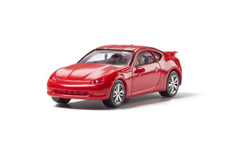 Woodland AS5369 HO Scale Red Sport Coupe
