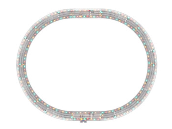 Lionel 2025080 O Scale Lighted FastTrack 40"X50" Oval Track Pack