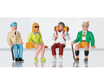 LGB 53007 G Scale Set of Seated Tourist Figures