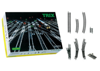 TRIX 14301 N Scale Large Track Extension Set
