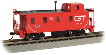 Bachmann 14004 HO Scale Streamlined Caboose With Offset Cupola Grand Trunk #122