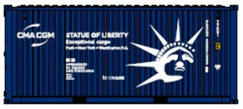 Jacksonville Terminal 205448 N CMA CGM Lady Liberty 20? Std. Transport Container