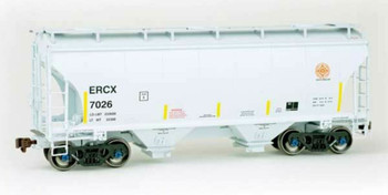 American Limited Models 2005 HO ERCX Trinity 3281 2-Bay Covered Hopper #7026