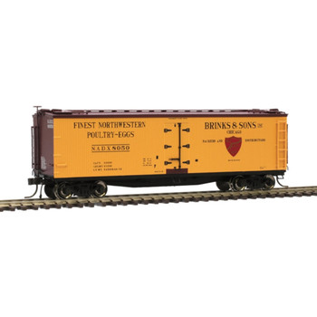 Atlas Model Railroad 20005839 HO Scale Brink's & Sons 40' Wood Reefer #8052