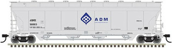 Atlas Model Railroad 20006267 HO Scale ADM Pressureaide Covered Hopper #50007