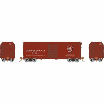 Rapido 123003A HO PRR X31A Single-Door Boxcar Shadow Keystone Early Single Car