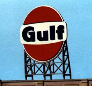 Blair Line 1523 Z/N/HO Scale Gulf Rooftop Sign