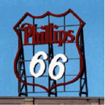 Blair Line 1504 Z/N/HO Scale Phillips 66 Rooftop Sign