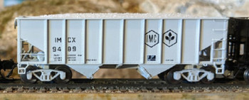 Bluford Shops 65254 N Scale IMCX 8-Panel 2-Bay Hopper #9404