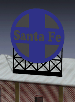 Miller Engineering 440552 HO/N Scale Santa Fe Billboard