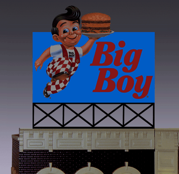 Miller Engineering 882901 HO/O Scale Big Boy Billboard