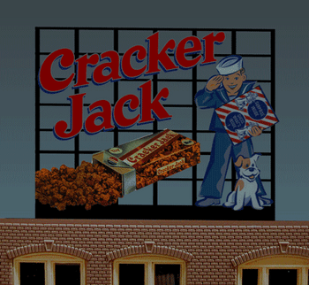 Miller Engineering 880101 HO/O Scale Cracker Jack Billboard