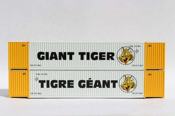 Jacksonville 537061 N Giant Tiger 53' High Cube Corrugated Containers Set #1 (2)
