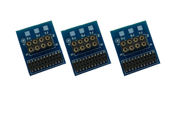 DCC Concepts DCC-218.6-3 6-Function 21 to 8 Pin Adapter (Pack of 3) DCC Concepts DCC-218.6-3 6-Function 21 to 8 Pin Adapter (Pack of 3)