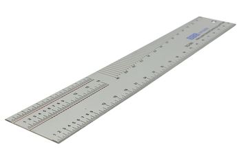 DCC Concepts DCG-SR4 Stainless Steel Scale Ruler And Handrail Jig