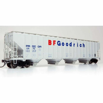 Rapido 157004 HO Scale UNPX Procor w/ BF Goodrich 5820 Covered Hopper (3)