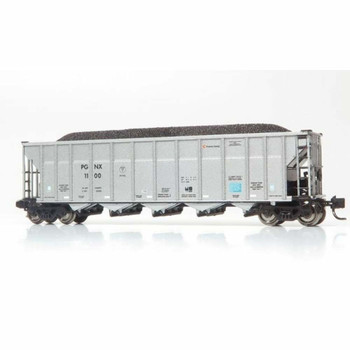 Rapido 538023A N Scale PGNX AutoFlood III RD Coal Hopper Single Car