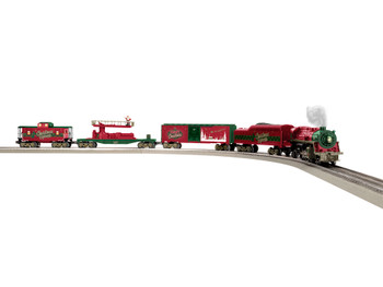 Lionel 2223020 O Christmas Celebration LionChief Set w/ 2-4-2 Steam Locomotive