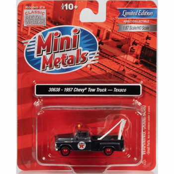 Classic Metal Works 30638 HO Scale 1957 Chevy Pickup Stepside Tow Truck Texaco