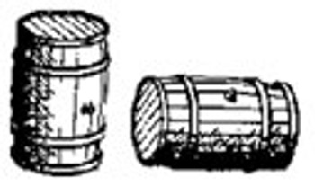 Durango Press 23 HO/N Scale Small Wood Barrels