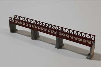 Evemodel HO Scale Truss Bridge Kit – Unassembled Plastic Model For Train Layouts (QL009)