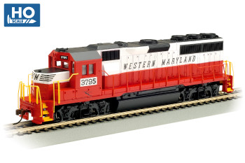 Bachmann Trains 63536 HO Scale Western Maryland EMD GP40 Diesel DCC #3795