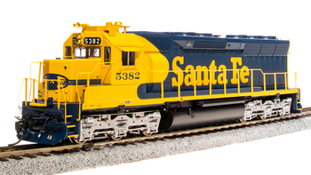 Broadway Limited 4282 ATSF EMD SD45 Yellow Bonnet Diesel Paragon4 Sound/DC/DCC #5382