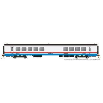 Rapido 25106 HO Scale Amtrak RTL Turboliner Coach Snack Bar Phase III Late #186