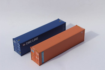 Jacksonville 405802 N Scale CNC LINE & Genstar 40' High Cube Containers (2)
