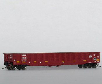 Trainworx 2522514 N Scale Santa Fe 52' Gondola Metal Wheels #68219