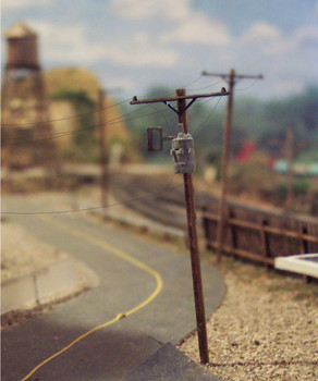 Osborn Model Kits 3099 N Scale Utility Poles (Pack of 8)