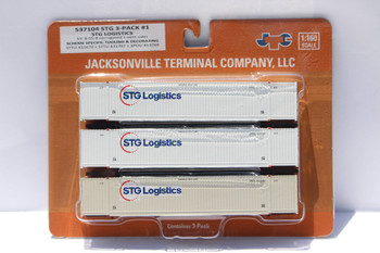 Jacksonville 537104 N STG Logistics Variety Pack w/XPO 53' Containers Set #1 (3)