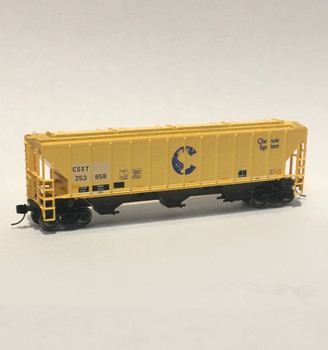 Trainworx 24424-03 N Scale CSX PS 4427 Covered Hopper #253858