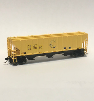 Trainworx 24424-04 N Scale CSX PS 4427 Covered Hopper #253860