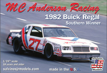 Salvinos JR Models MCAB1982DA 1/24 Scale 1982 Buick Regal MC Anderson Racing Kit