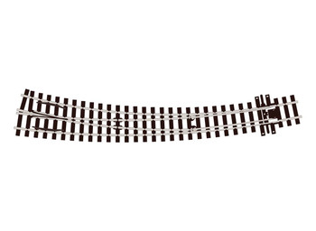 Peco SL-E1486 HO Scale Curved Turnout, Large Radius, Right Hand