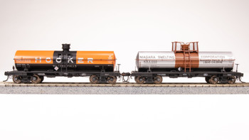 Broadway Limited 7662 HO Scale Hooker, Niagara Smelting 6000 Gallon Tank 2-Pack C