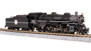 Broadway Limted 7851 N Scale ACL USRA Light Mikado Steam Locomotive #836