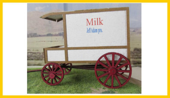 Rslaserkits 1508 O Scale Delivery Wagon (Wood Kit)