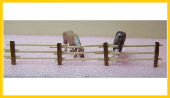 Rslaserkits 3511 N Scale Rail Fencing - 3 Rail