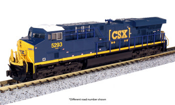 Kato 176-8949 N Scale CSX GE ES44DC "Boxcar" Logo Diesel Locomotive #5329