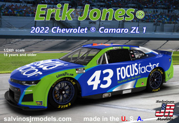 Salvinos JR PGC2022EJP 1/24 2022 Chevrolet Camro Petty/GMS Erik Jones Next Gen