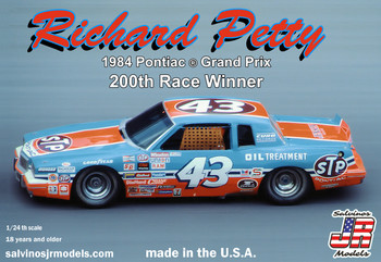 Salvinos JR RPGP1984D 1/24 1984 Pontiac Grand Prix 200 Race Winner Richard Petty